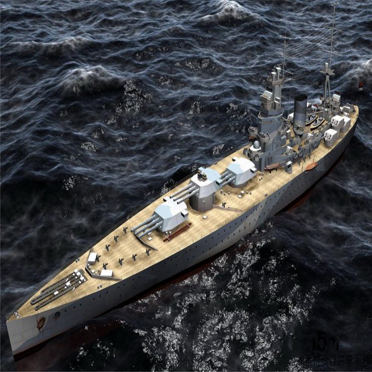 巴楚纳尔逊军舰模型